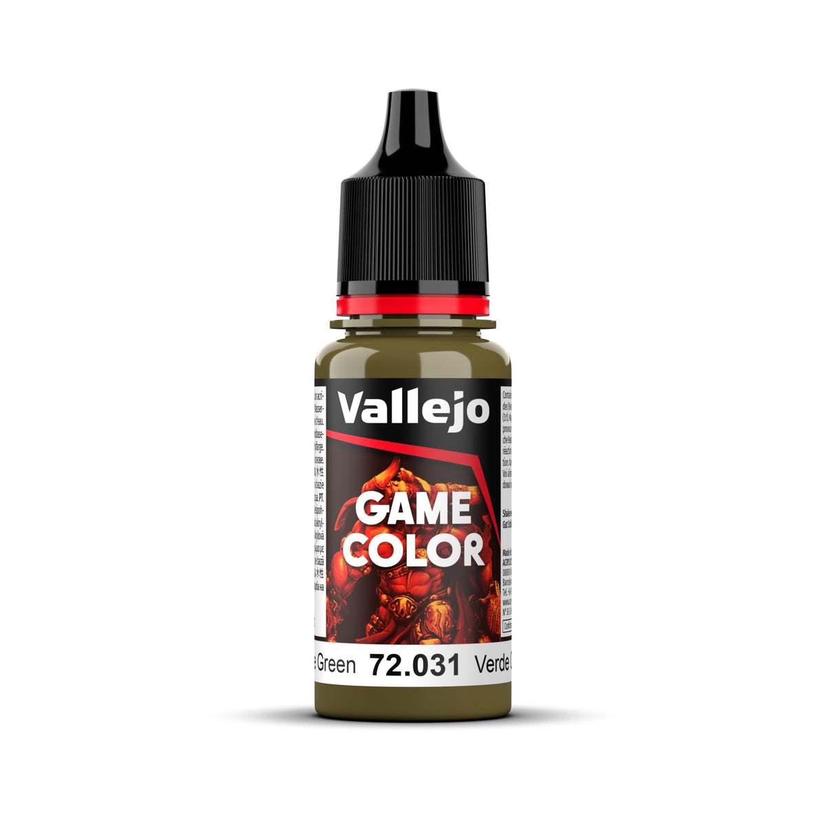 Vallejo Game Color 18mL $6.99 Camouflage Green