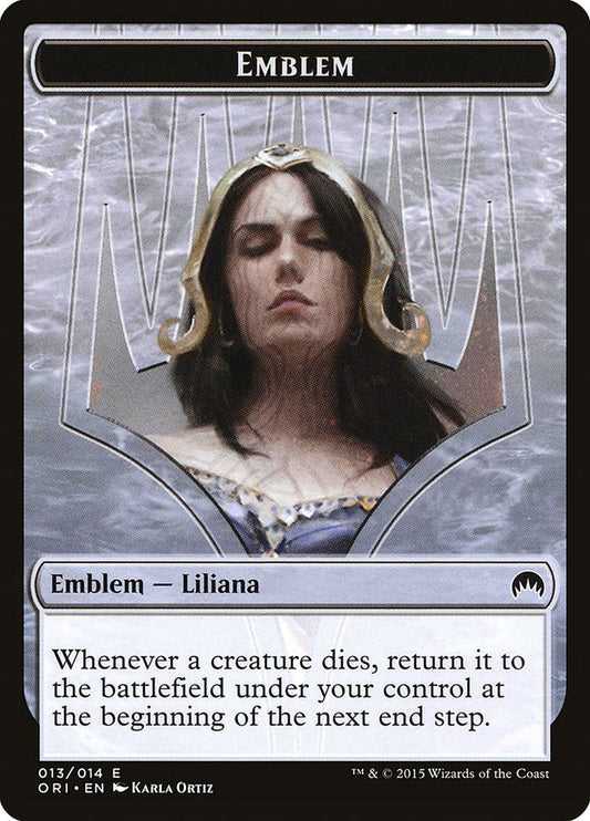 Emblem - Liliana, Defiant Necromancer