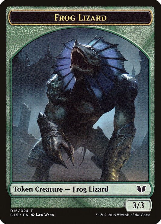Frog Lizard // Germ Double-Sided Token