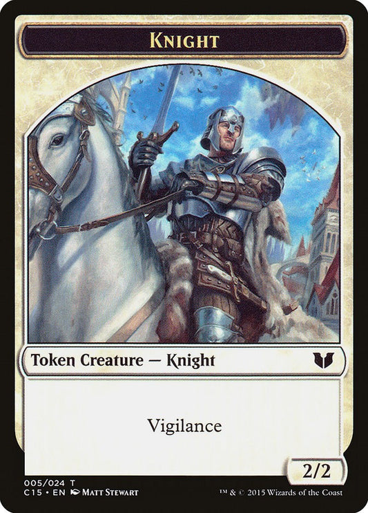 Knight (005) // Spirit (023) Double-Sided Token