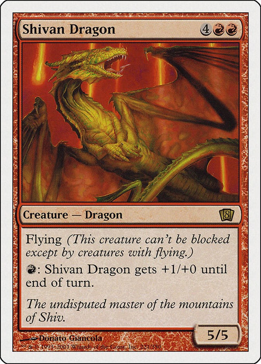 Shivan Dragon [8ED - 221]