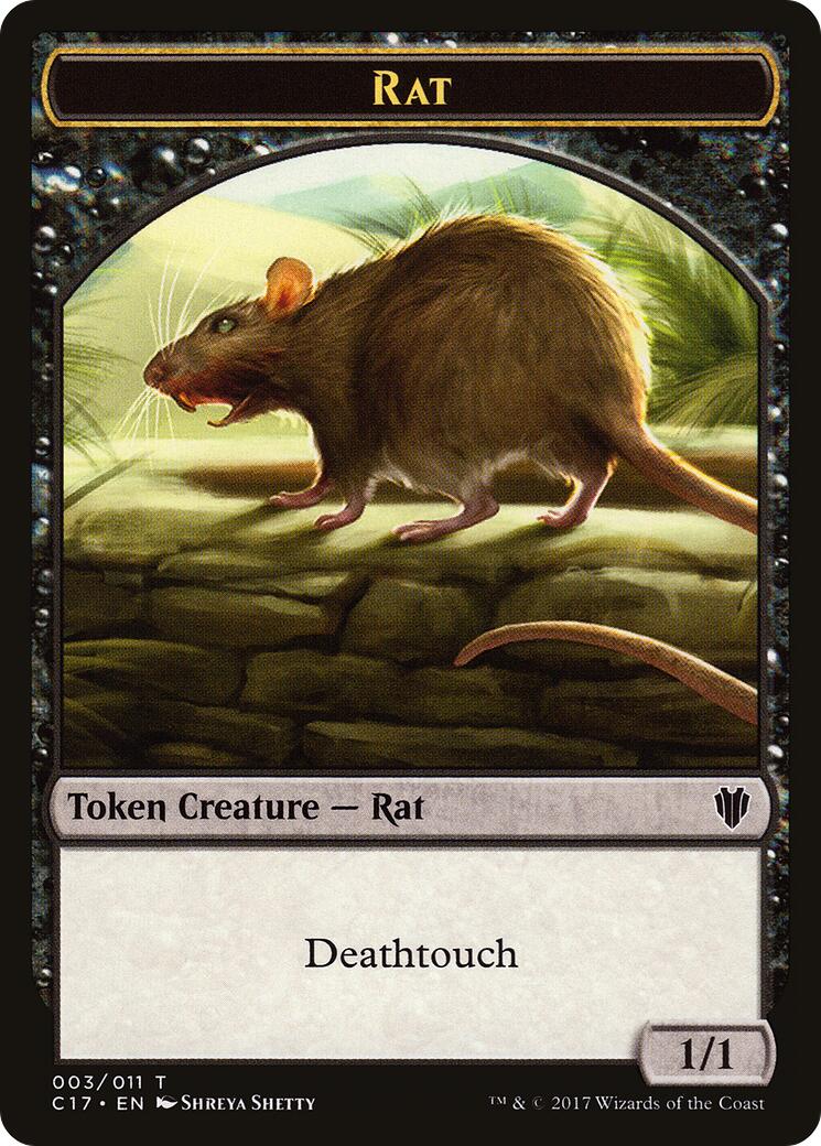 Rat // Cat Double-sided Token