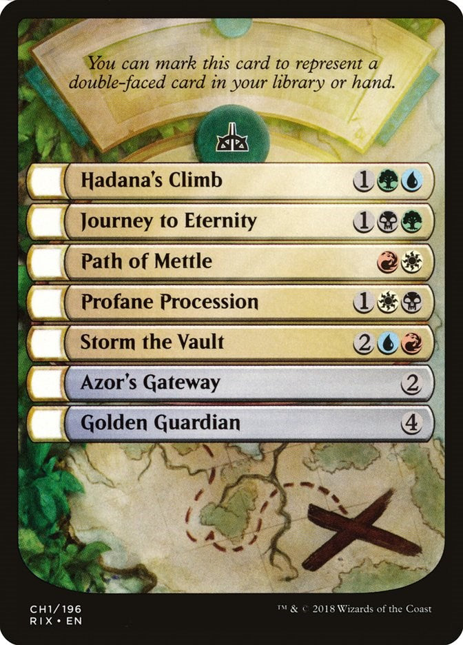 Checklist Card - Rivals of Ixalan