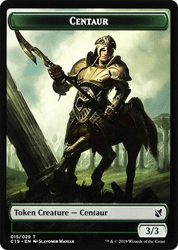 Centaur // Egg Double-Sided Token [C19 - 15 // 16]