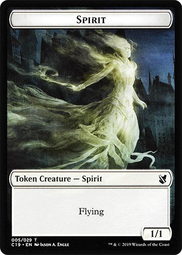 Spirit // Human Double-Sided Token [C19 - 5 // 3]