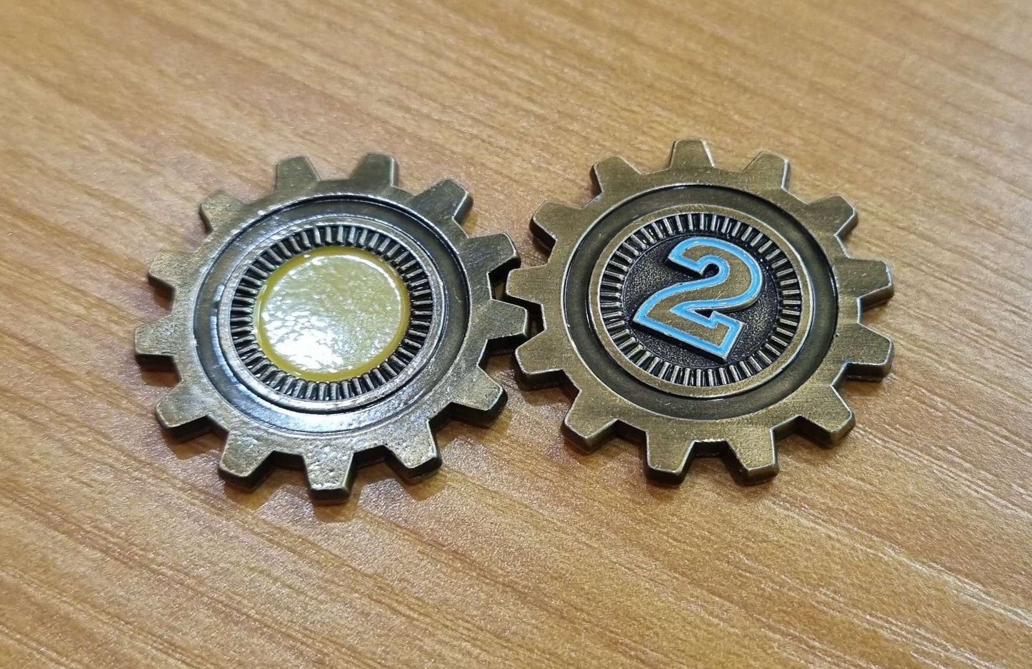 Steam Counter - Metal Token (Cog)