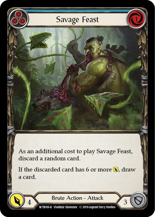 Savage Feast Blue [WTR - WTR016]