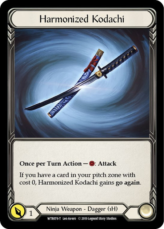 Harmonized Kodachi Rhinar Reckless Rampage [WTR - WTR078 // WTR001]