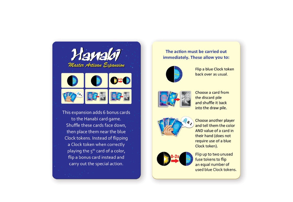 Hanabi MasterArtisan Expansion Cards