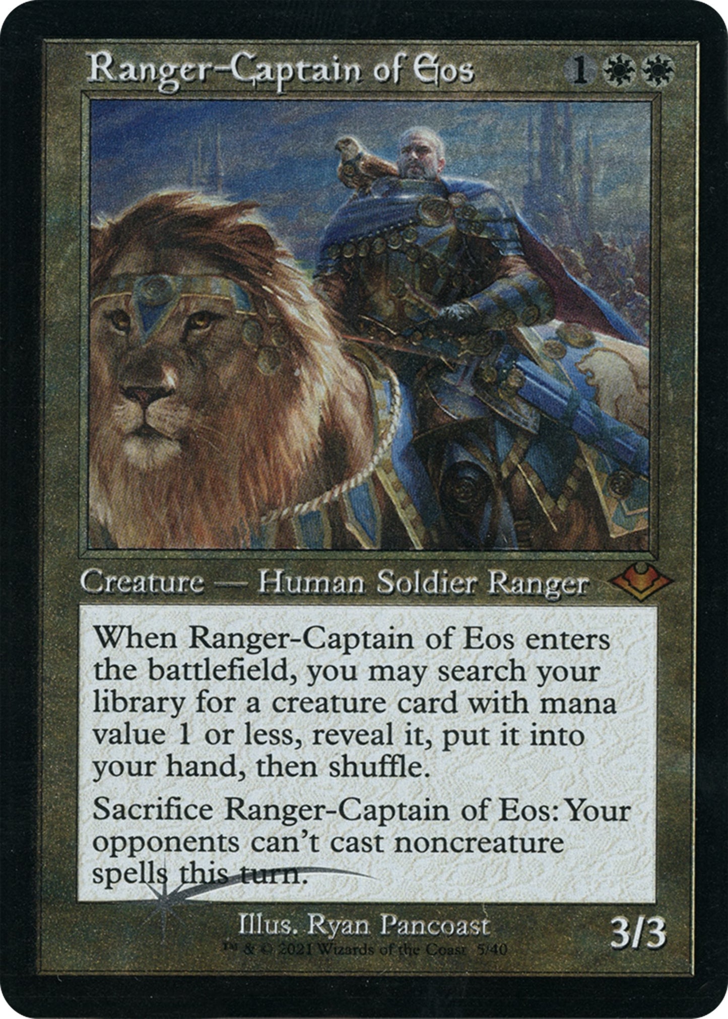 Ranger-Captain of Eos (Retro Frame) (Foil Etched) [MH1 - 5]