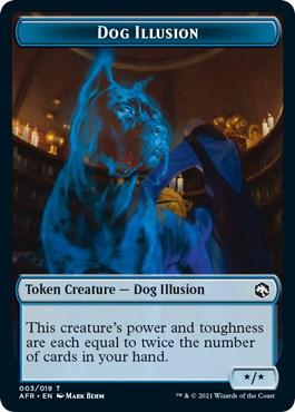 Dog Illusion Token [AFR - 3]
