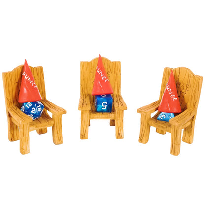 Dice Jail Chair & Dunce Hat