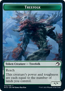 Treefolk Token [MID - 12]