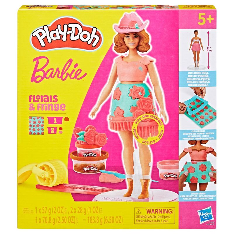 Playdoh - Barbie Florals And Fringe