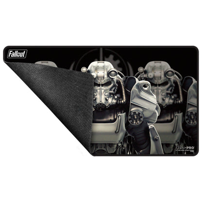 Ultra Pro: UP16587 Brotherhood of Steel Black-Stitched Playmat for Bethesda - Fallout