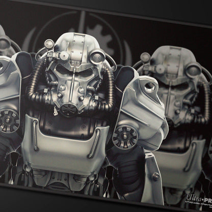 Ultra Pro: UP16587 Brotherhood of Steel Black-Stitched Playmat for Bethesda - Fallout