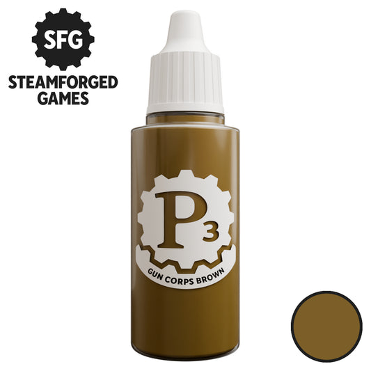 P3 Paints - Gun Corps Brown - 18ml