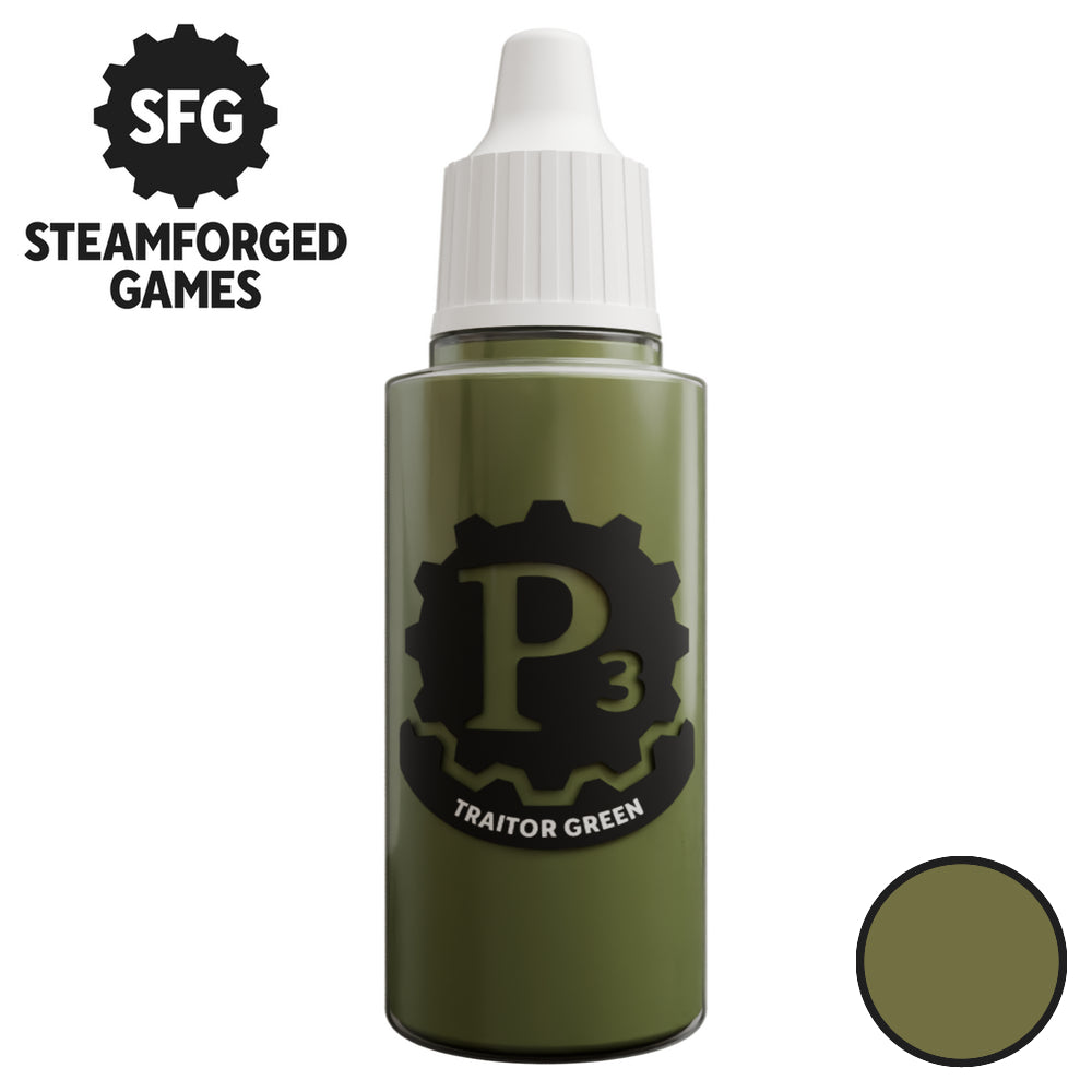 P3 Paints - Traitor Green - 18ml