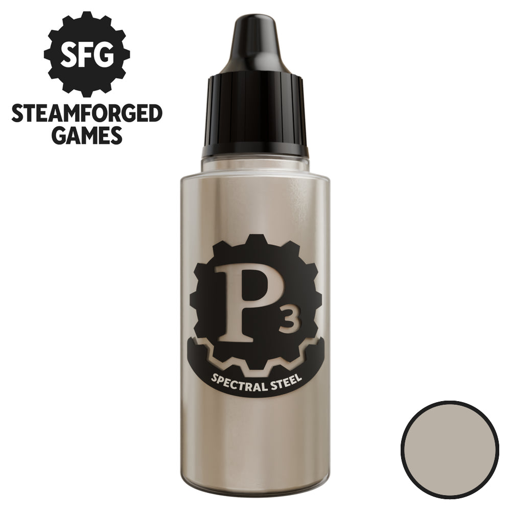 P3 Paints - Metallics - Spectral Steel - 18ml