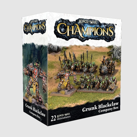 Kings of War Champions - Grunk Blackclaw Company Box