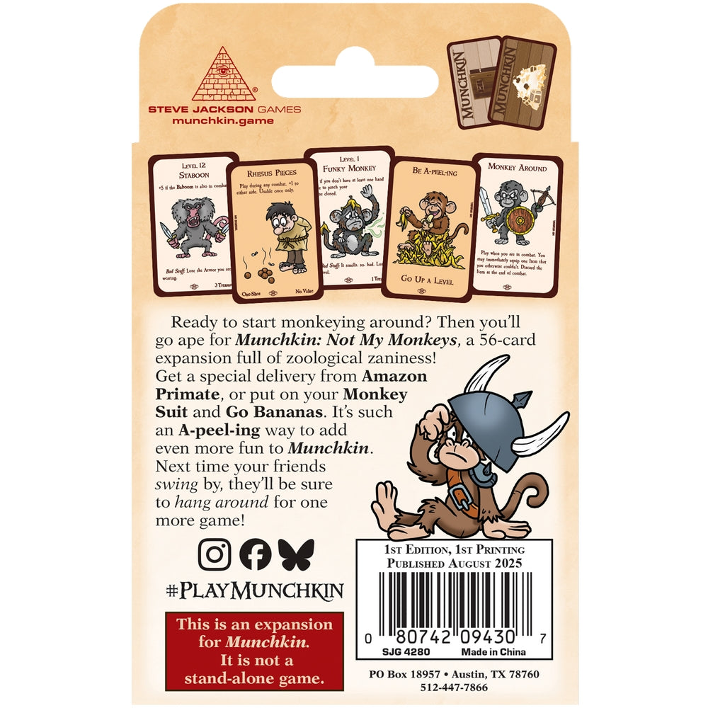 Munchkin - Not My Monkeys