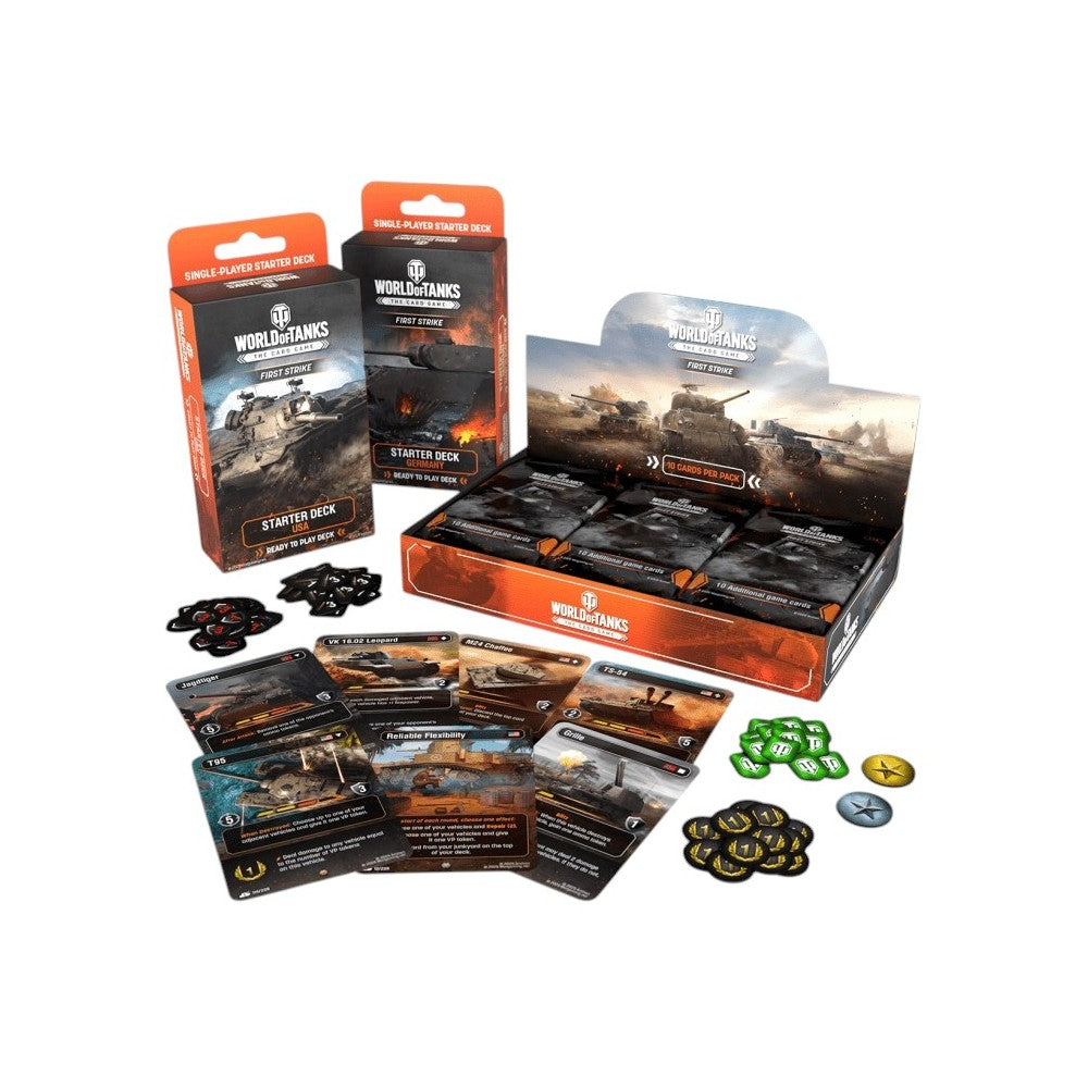 World of Tanks: The Card Game: First Strike Booster Display