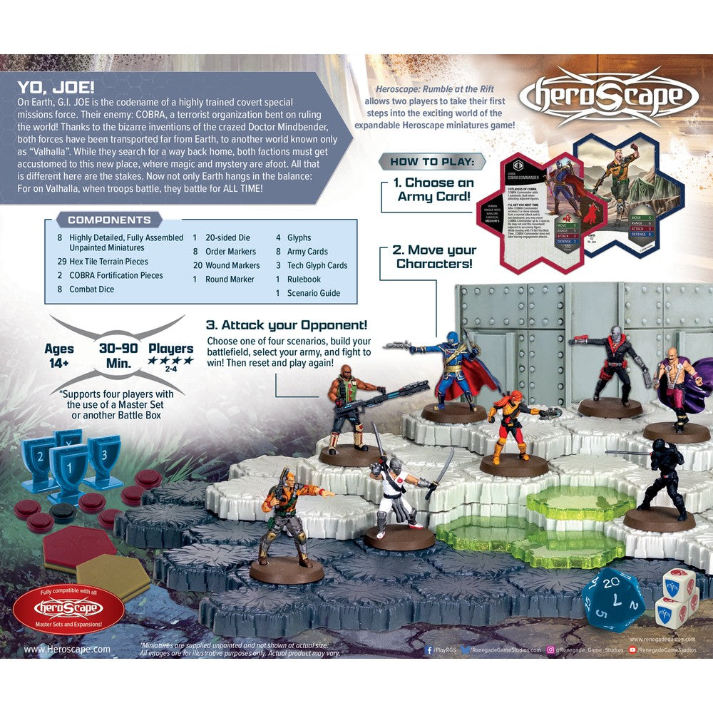 Heroscape - G.I. Joe - Rumble at the Rift Battle Box