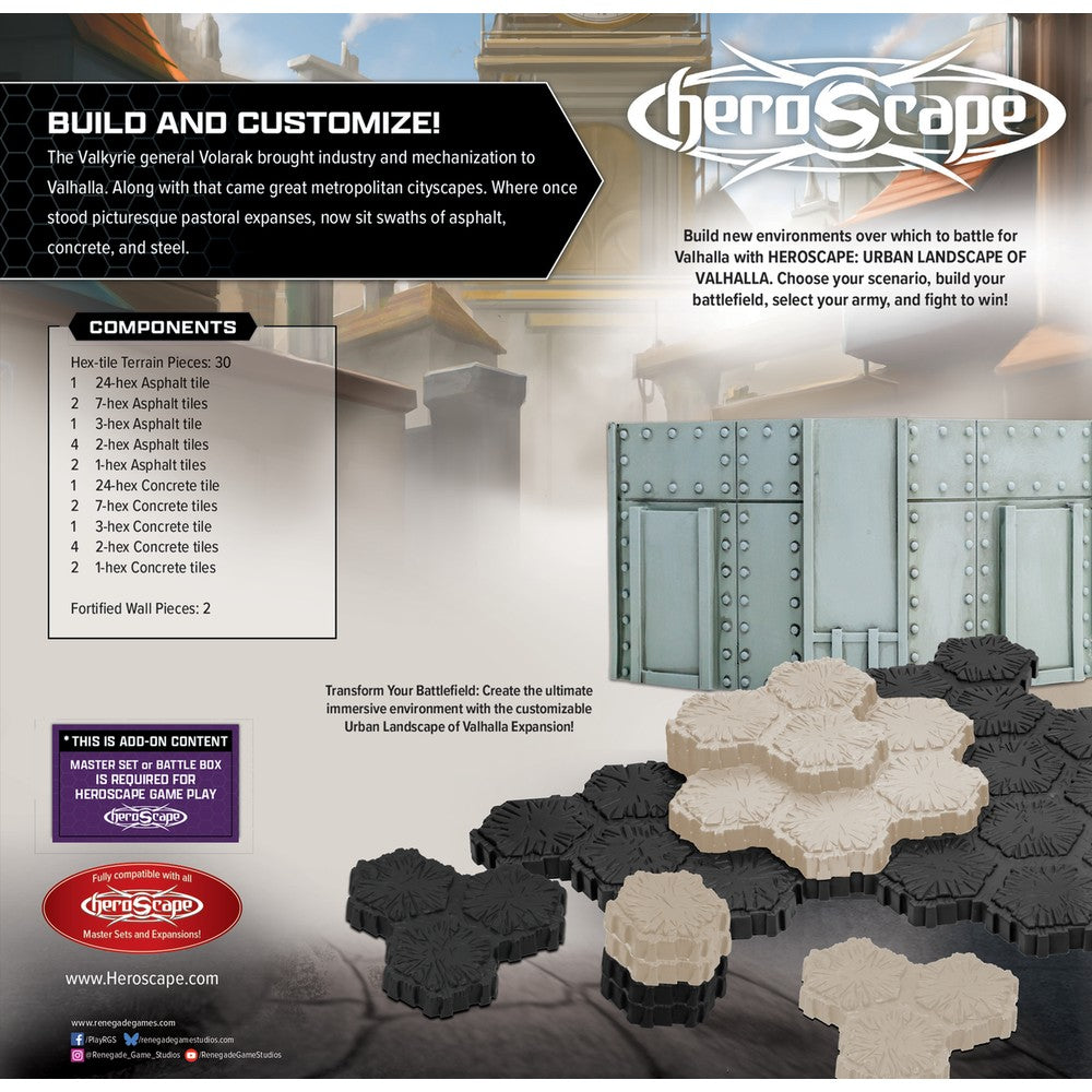 Heroscape - The Urban Landscape of Valhalla Terrain Expansion