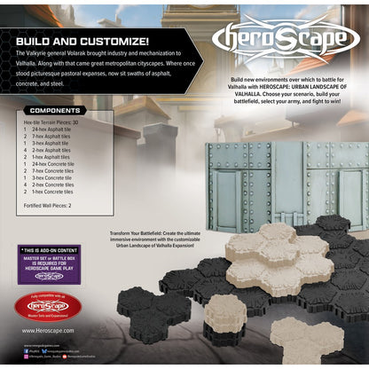 Heroscape - The Urban Landscape of Valhalla Terrain Expansion
