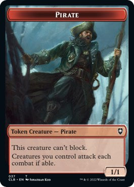 Pirate // Goblin Double-Sided Token [CLB - 37 // 34]