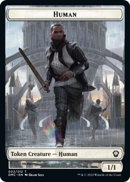 Human // Snake Double-Sided Token [DMC - 2 // 11]