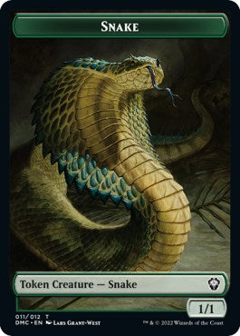 Snake // Hydra Double-Sided Token [DMC - 11 // 10]