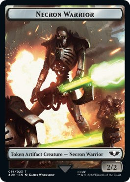 Necron Warrior // Insect Double-Sided Token [40K - 14 // 22]