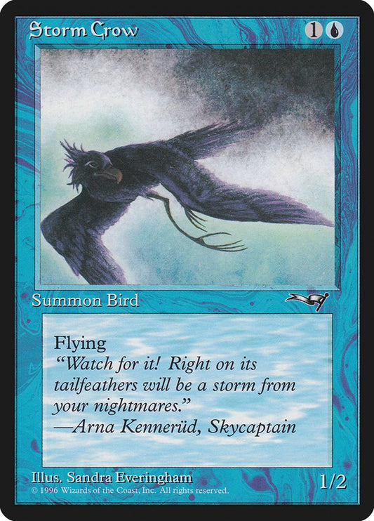 Storm Crow (Flying Left)
