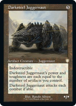 Darksteel Juggernaut (Retro Frame)
