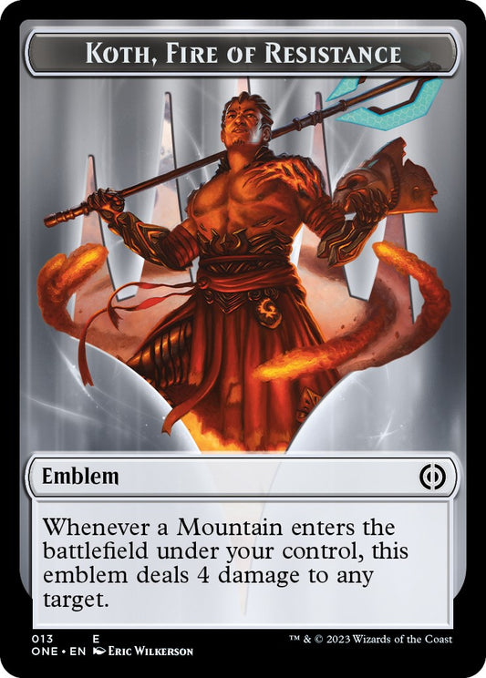 Emblem - Koth, Fire of Resistance [ONE - 13]