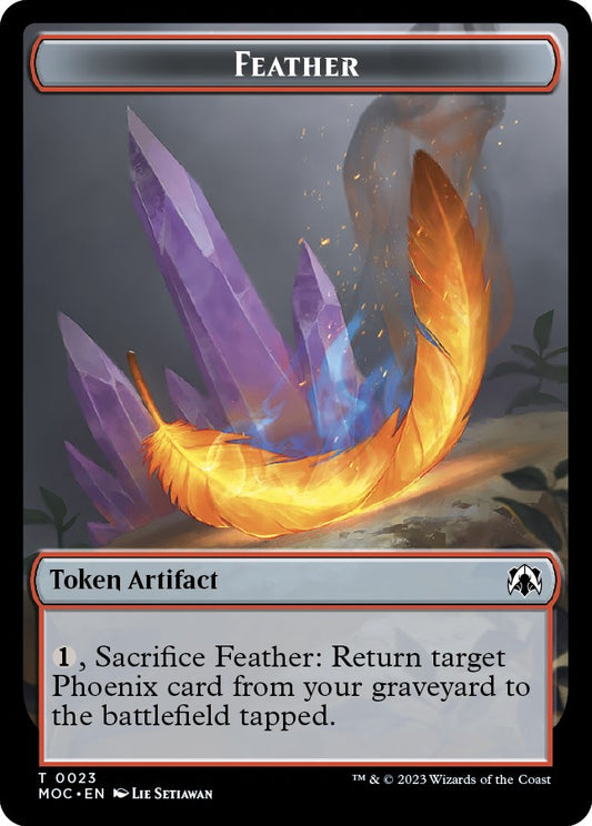 Feather // Servo Double-sided Token [MOC - 23 // 42]
