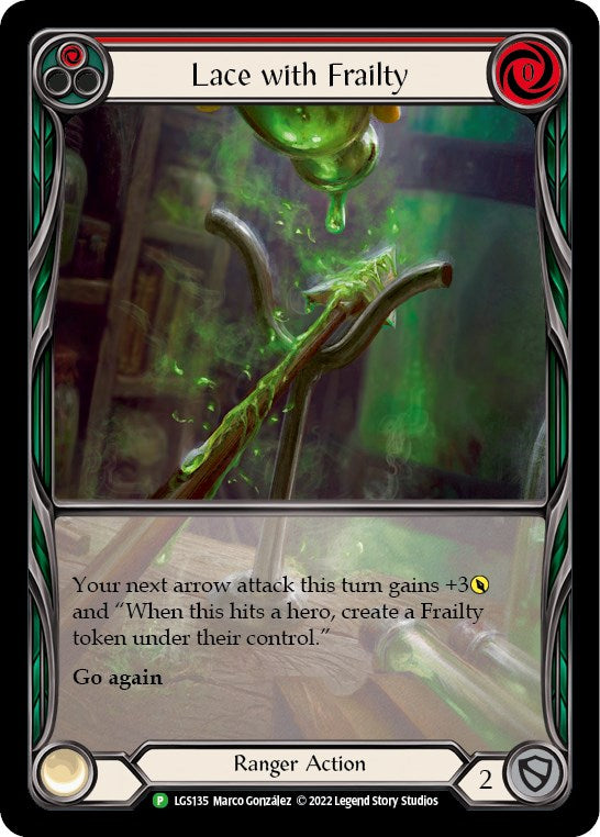 Lace with Frailty (Red) - LGS135