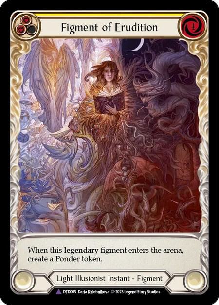 Figment of Erudition // Suraya, Archangel of Erudition (Marvel) (Back)