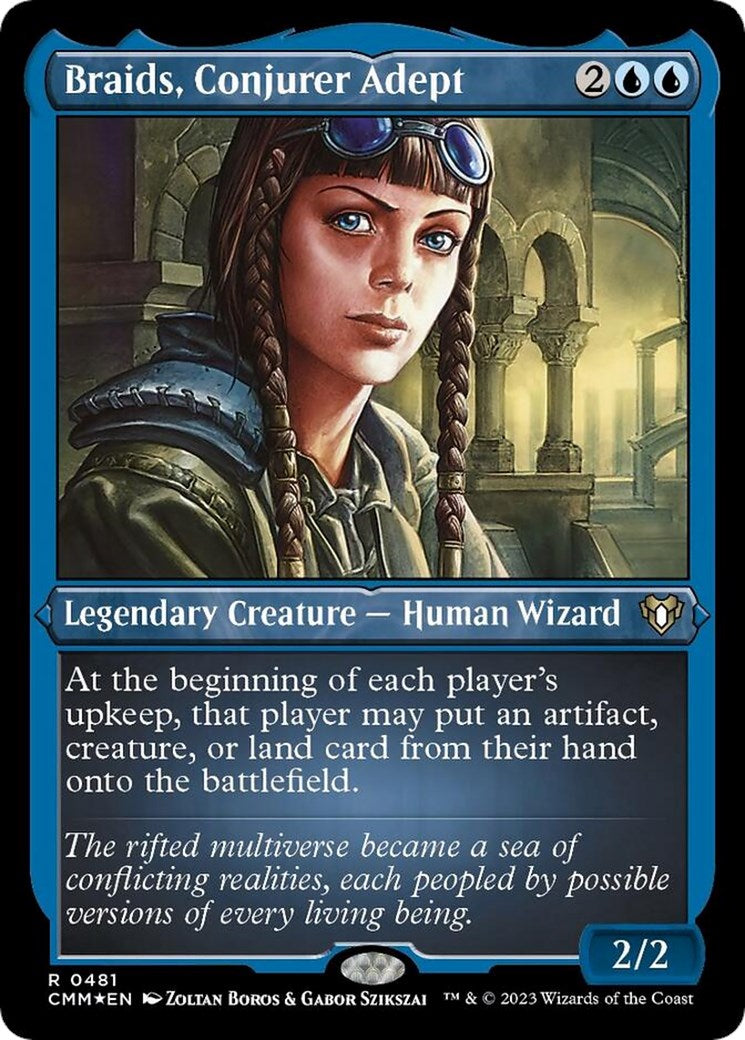 Braids, Conjurer Adept (Foil Etched) [CMM - 481]