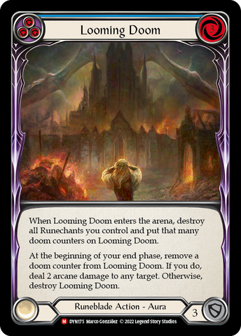 Looming Doom [DYN175] (Dynasty)  Rainbow Foil