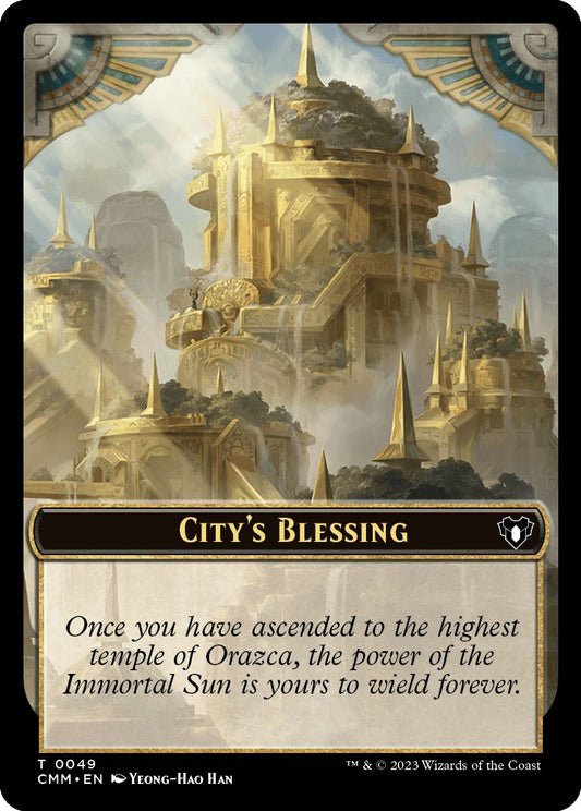 City's Blessing // Myr Double-Sided Token [CMM - 49 // 43]