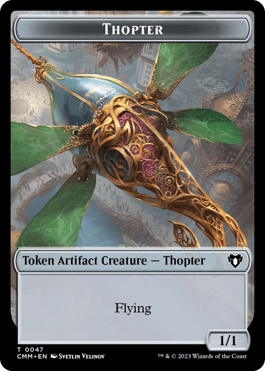 Thopter // Bird Illusion Double-Sided Token [CMM - 47 // 11]
