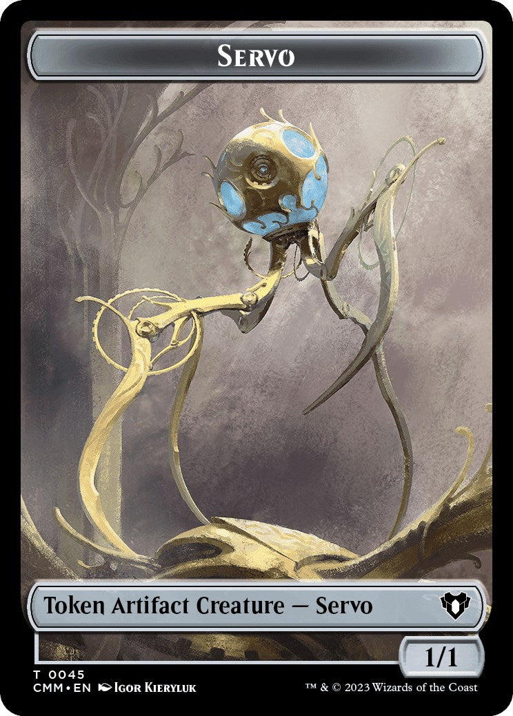 Servo // Elf Druid Double-Sided Token [CMM - 45 // 32]