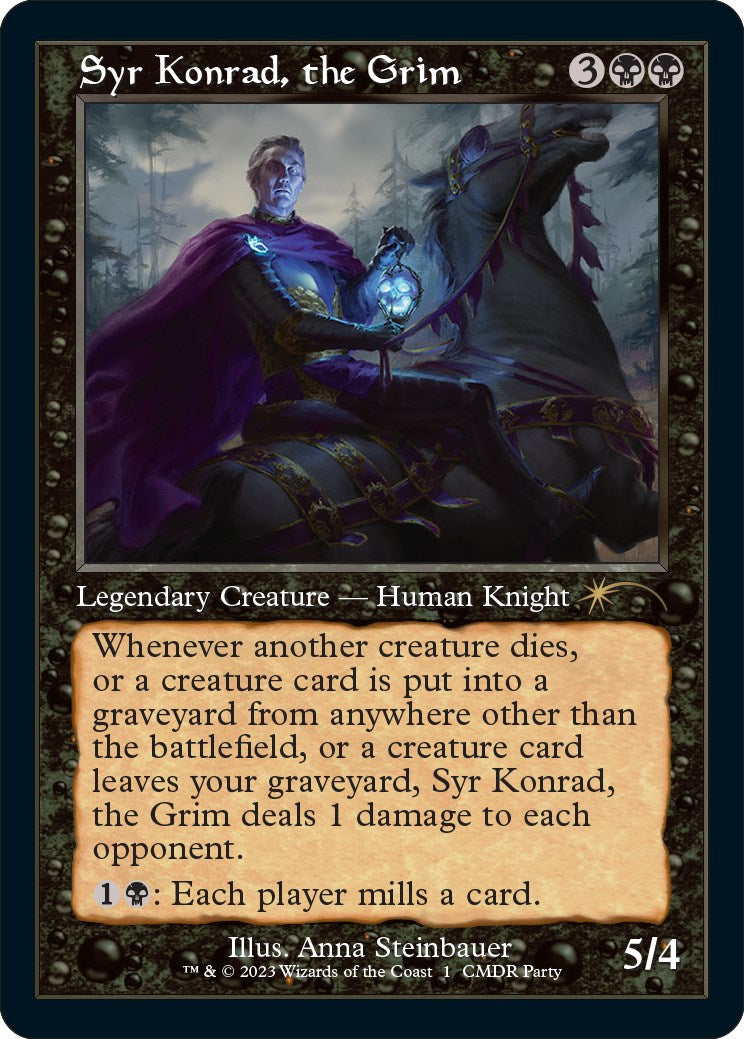 Syr Konrad, the Grim (Retro Frame)