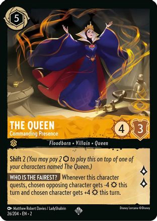 The Queen - Commanding Presence (26/204) [Rise of the Floodborn]