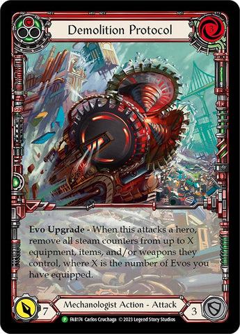 Demolition Protocol [FAB174] (Promo)  Rainbow Foil