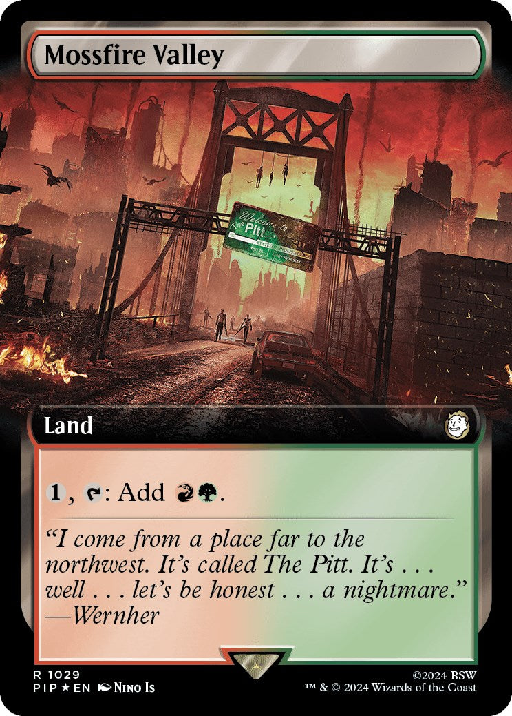 Mossfire Valley (Extended Art) (Surge Foil)