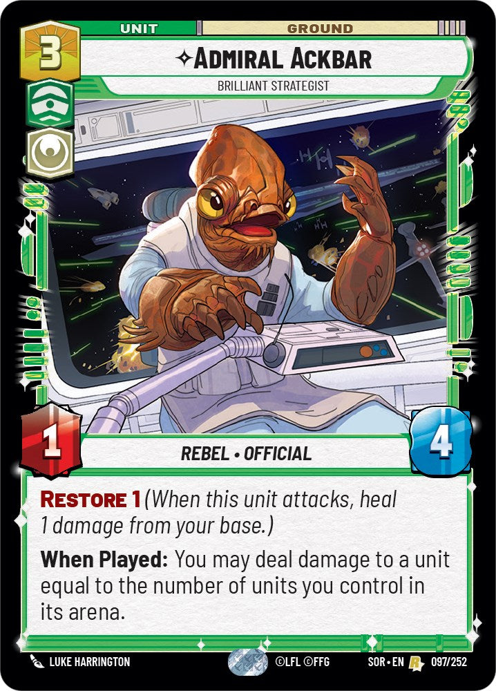 Admiral Ackbar - Brilliant Strategist