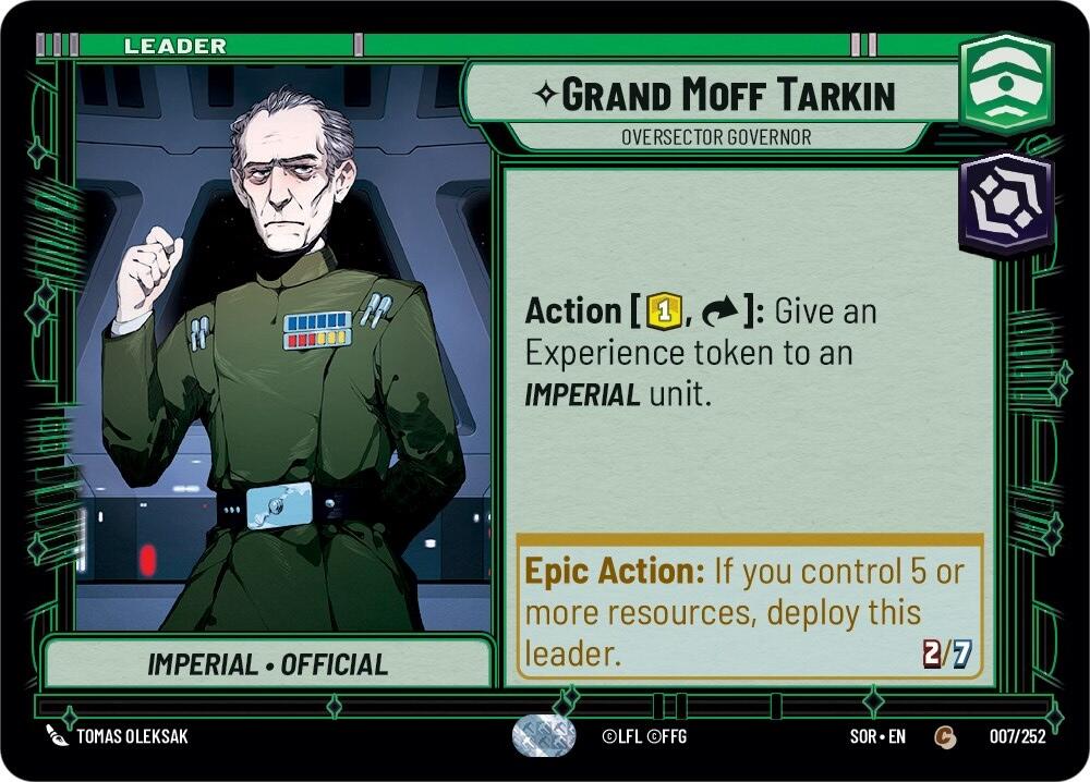 Grand Moff Tarkin - Oversector Governor
